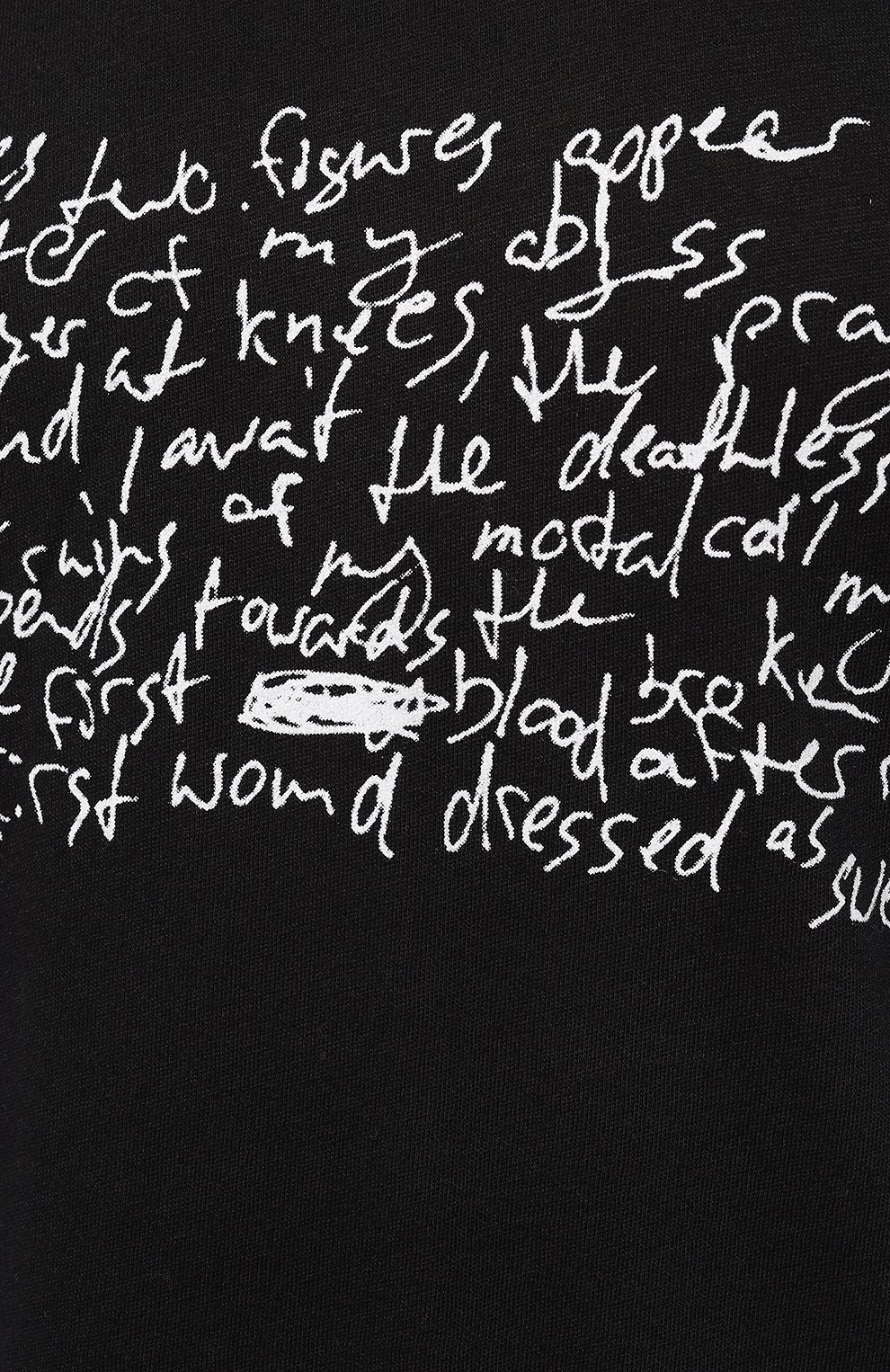 Хлопковая футболка ANN DEMEULEMEESTER, арт. 2402-W-JTS02-34-FA206-099, фото 5