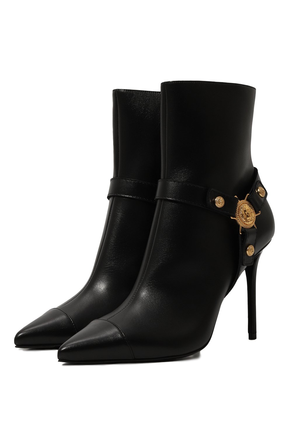 Кожаные ботильоны eva 95 BALMAIN, арт. DN1TE012/LVIT, фото 1