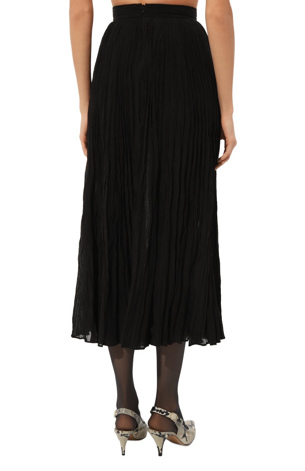 Хлопковая юбка TOTEME, арт. 243-WRB0197-FB0200, фото 4