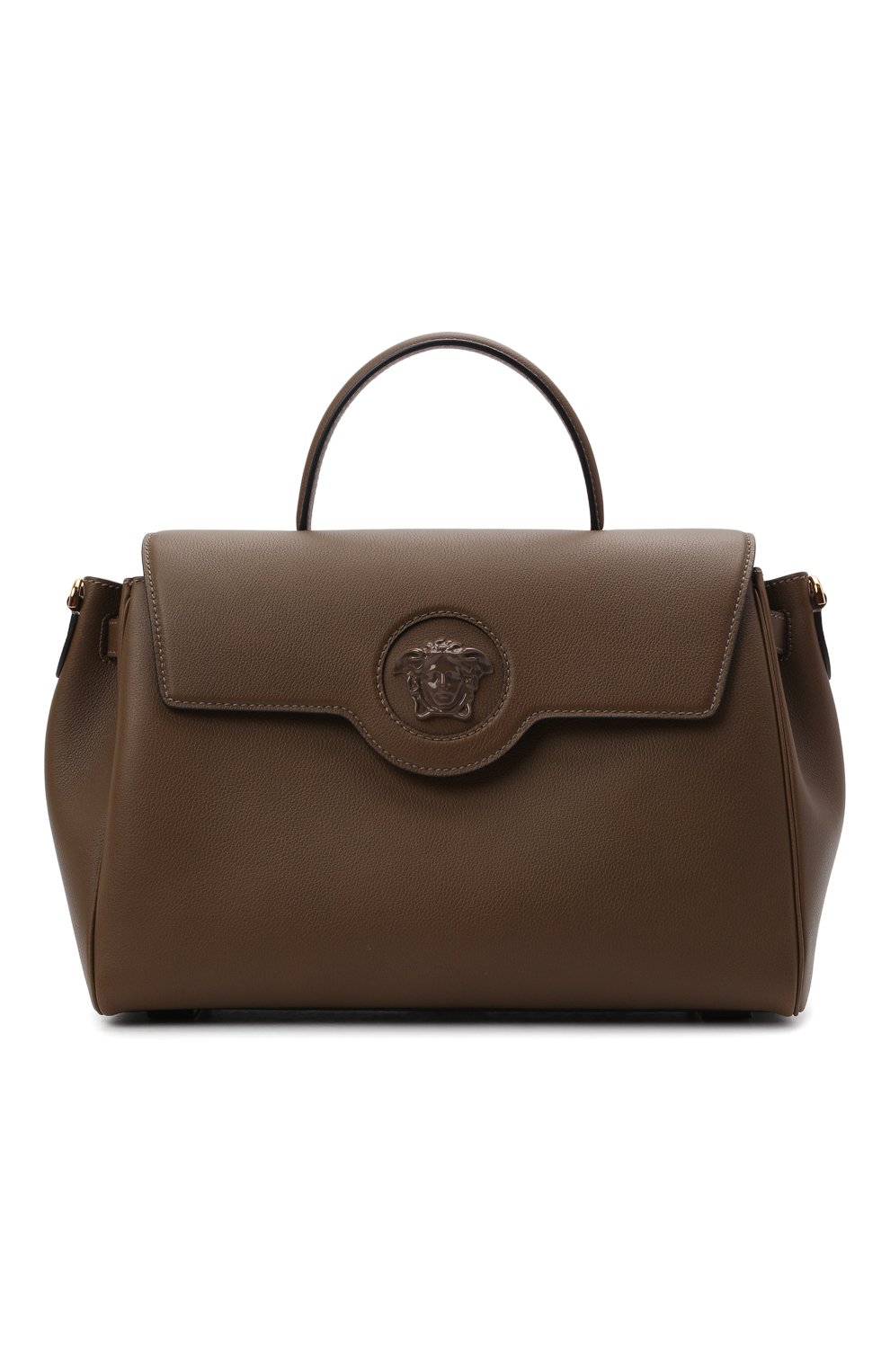 Сумка la medusa large VERSACE хаки цвета по цене 293500 руб., арт. DBFI038/DVIT2T, фото 1 Сумка la medusa large VERSACE, арт. DBFI038/DVIT2T, фото 1