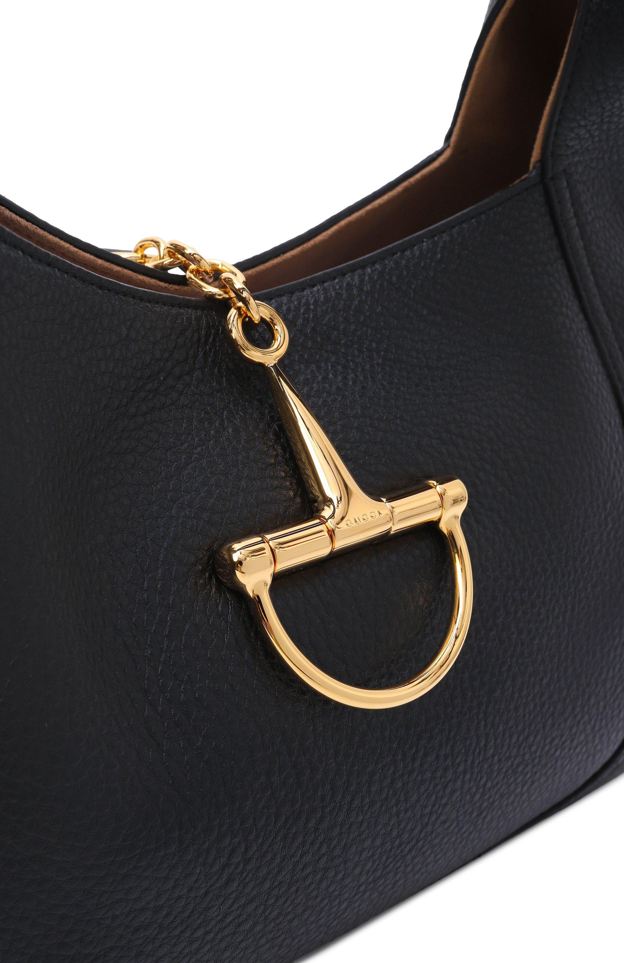 Сумка softbit medium GUCCI черного цвета по цене 495500 руб., арт. 858297/AAEA0, фото 6 Сумка softbit medium GUCCI, арт. 858297/AAEA0, фото 6