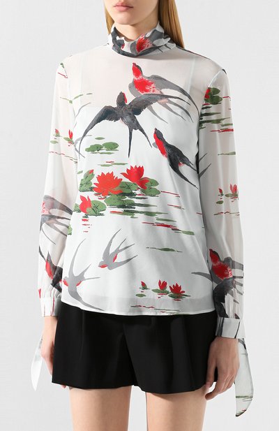 Шелковая блузка REDVALENTINO, арт. SR0ABC00/4HN, фото 3