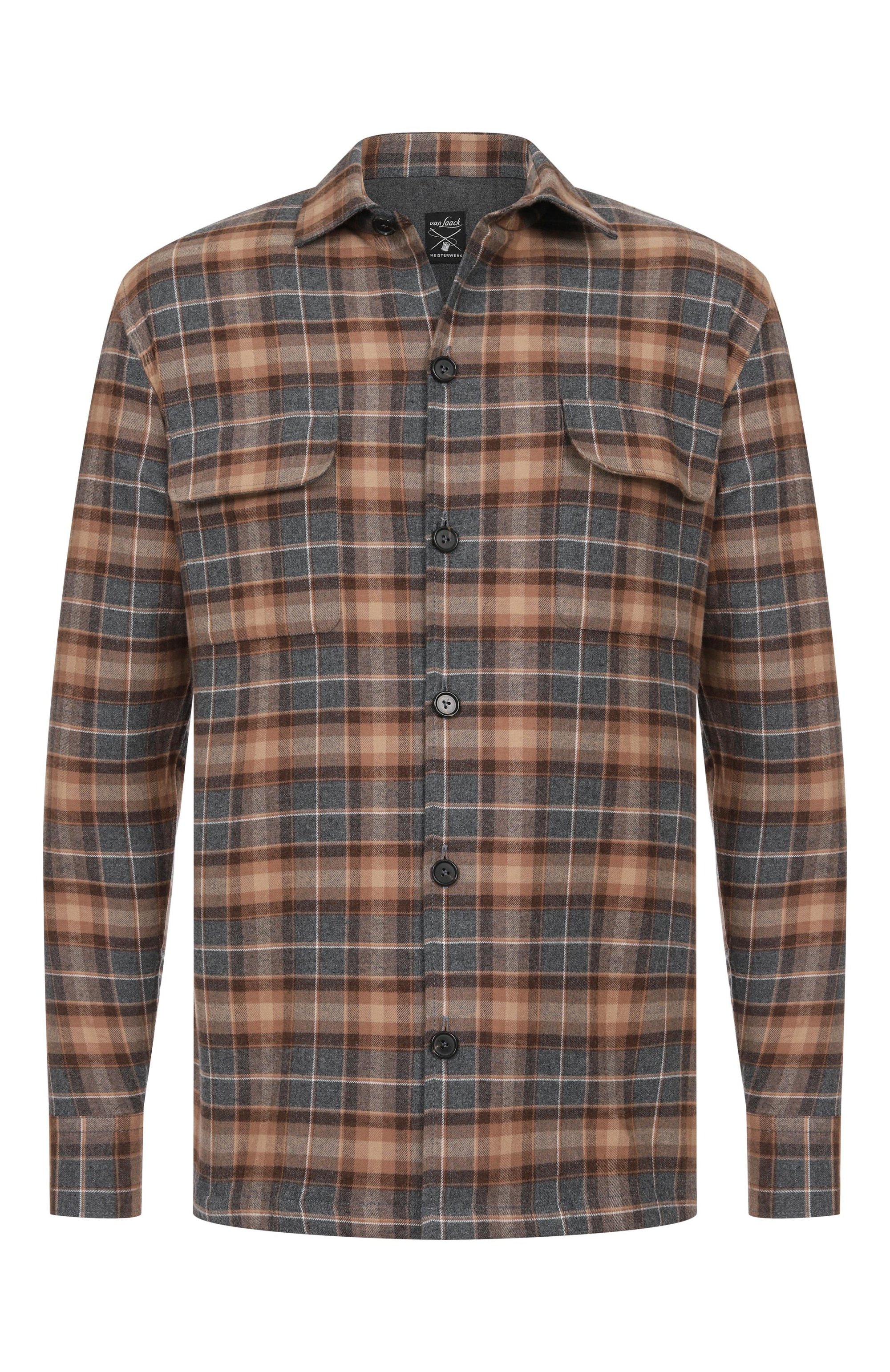 Хлопковая рубашка VAN LAACK разноцветного цвета по цене 28400 руб., арт. VL-REYDIN-03K/156644/3XL-6XL, фото 1 Хлопковая рубашка VAN LAACK, арт. VL-REYDIN-03K/156644/3XL-6XL, фото 1