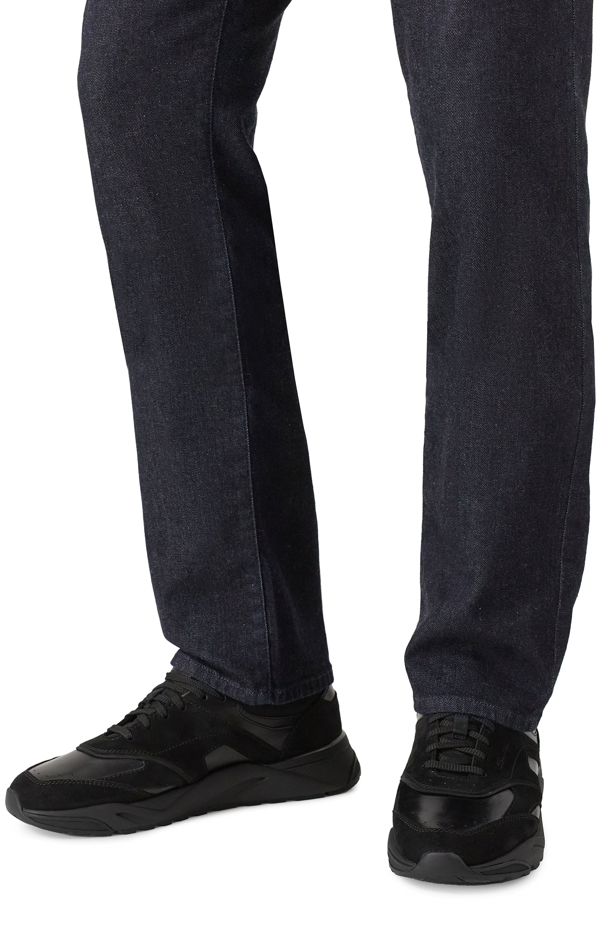 Кожаные кроссовки innova SANTONI, арт. MBIG22112NERTK0H, фото 3