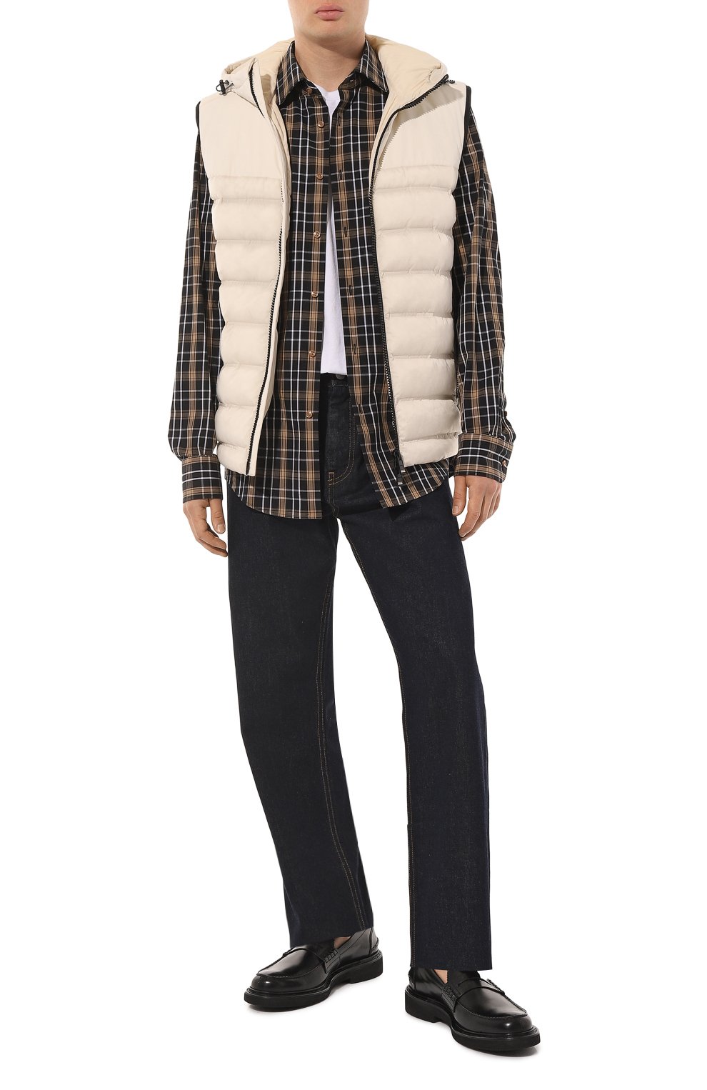 Хлопковая рубашка BOSS коричневого цвета по цене 10560 руб., арт. 50496168, фото 2 Хлопковая рубашка BOSS, арт. 50496168, фото 2