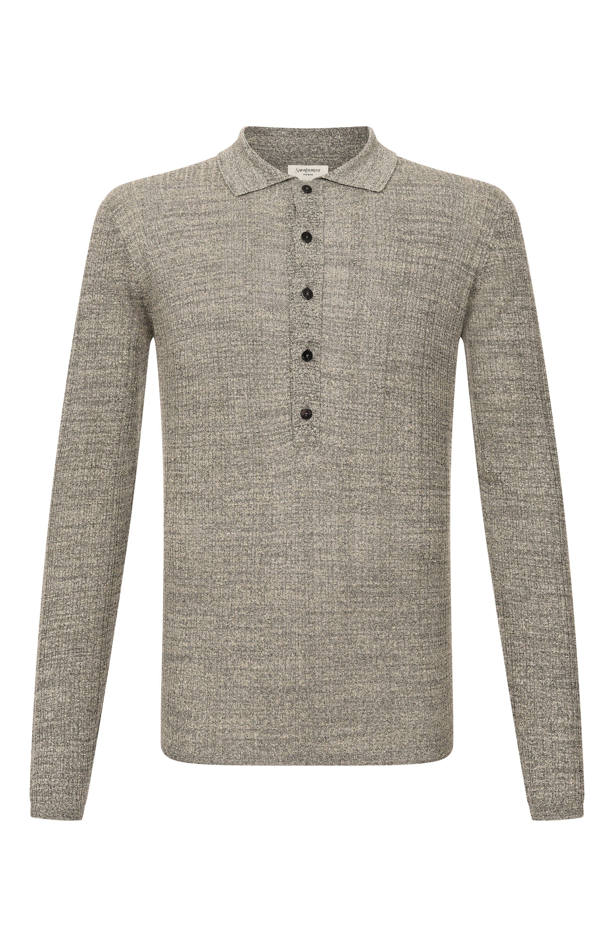 Льняное поло SAINT LAURENT, арт. 859839/Y77IP, фото 1