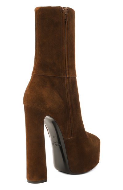 Замшевые ботильоны nico 155 SAINT LAURENT, арт. 840672/0LI00, фото 5