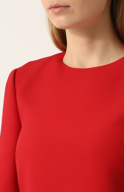 Мини-платье с расклешенными рукавами и круглым вырезом VALENTINO, арт. PB3VAAY5/1CF, фото 5