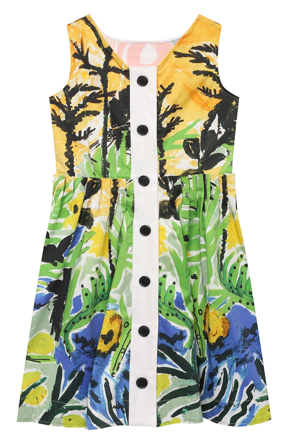 Хлопковое платье MARNI, арт. M00156-M00IT, фото 2