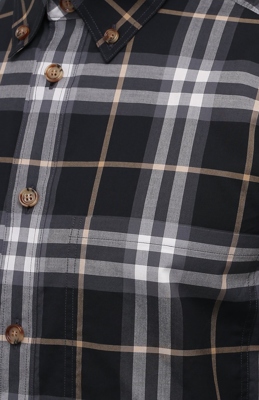 Хлопковая рубашка BURBERRY, арт. 8048147, фото 5