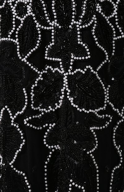 Платье-макси ZUHAIR MURAD черно-белого цвета по цене 785000 руб., арт. DRS19022/EMMF001, фото 5 Платье-макси ZUHAIR MURAD, арт. DRS19022/EMMF001, фото 5