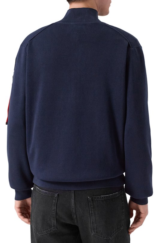 Джемпер из хлопка и вискозы Parajumpers 25WMPMKNRK05 Синий  25WMPMKNRK05 Фото 4