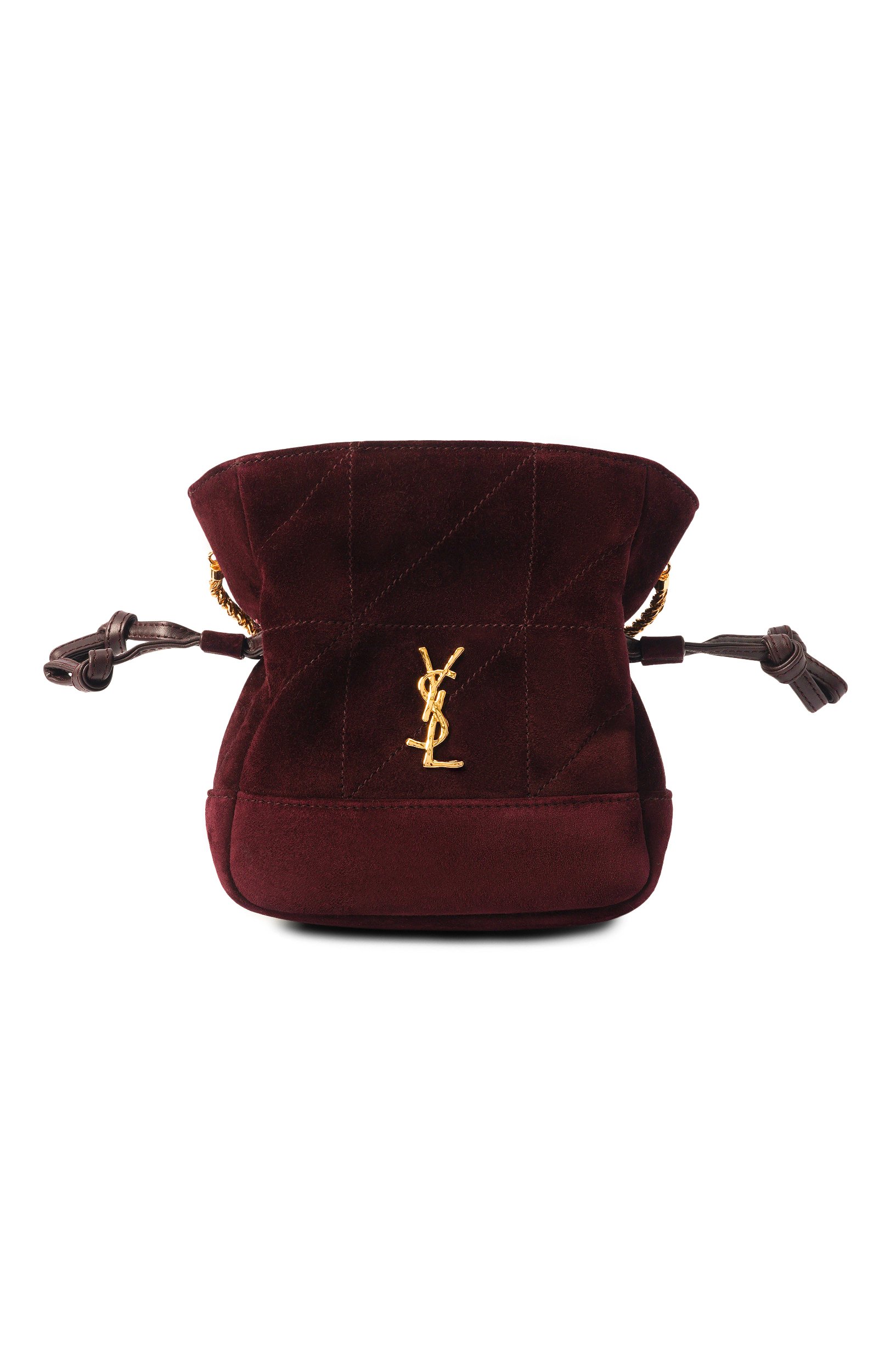 Сумка jamie mini SAINT LAURENT бордового цвета по цене 360500 руб., арт. A002M9/AAGN6, фото 1 Сумка jamie mini SAINT LAURENT, арт. A002M9/AAGN6, фото 1