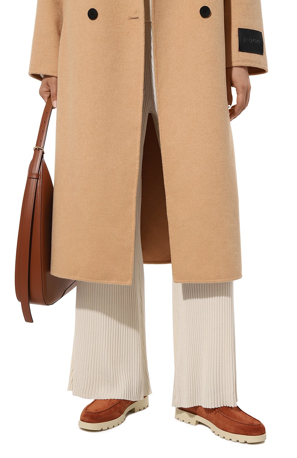 Замшевые ботинки SANTONI, арт. WUDG58458TIRNPYL, фото 3