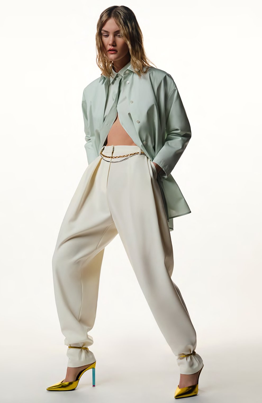 Хлопковая рубашка JIL SANDER, арт. JSPU600105-WU245200, фото 6
