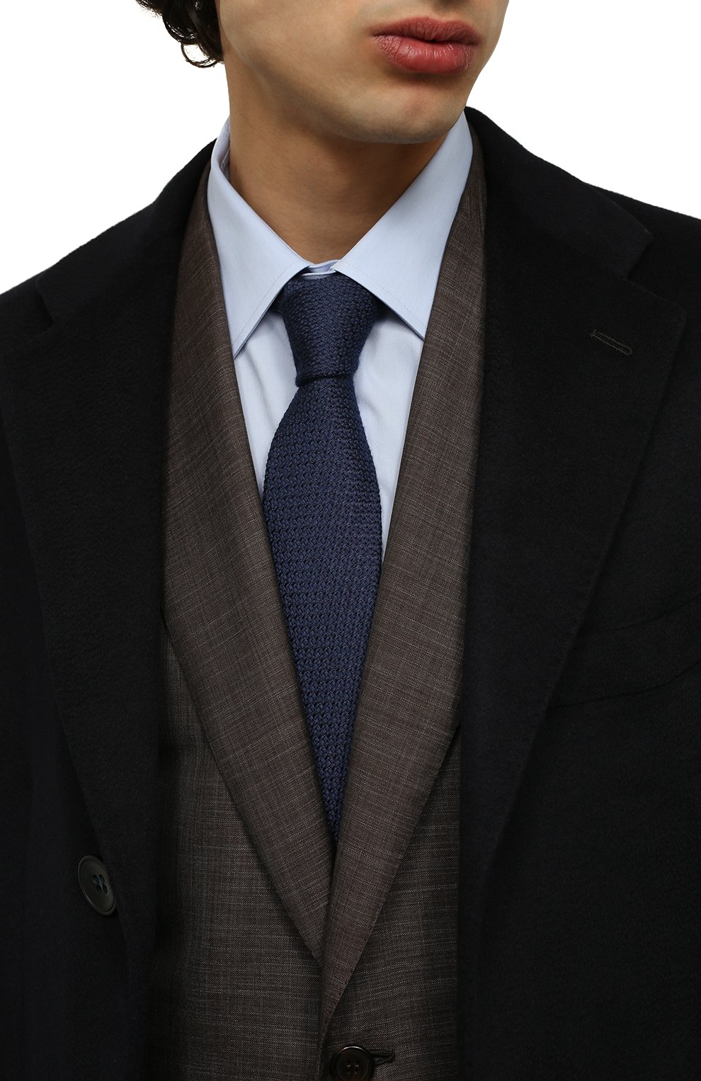 Галстук из шелка и кашемира STEFANO RICCI, арт. *CCX/18130, фото 2