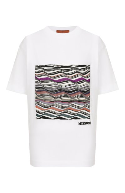 Женская хлопковая футболка MISSONI, арт. DS25WL06/BJ00PJ