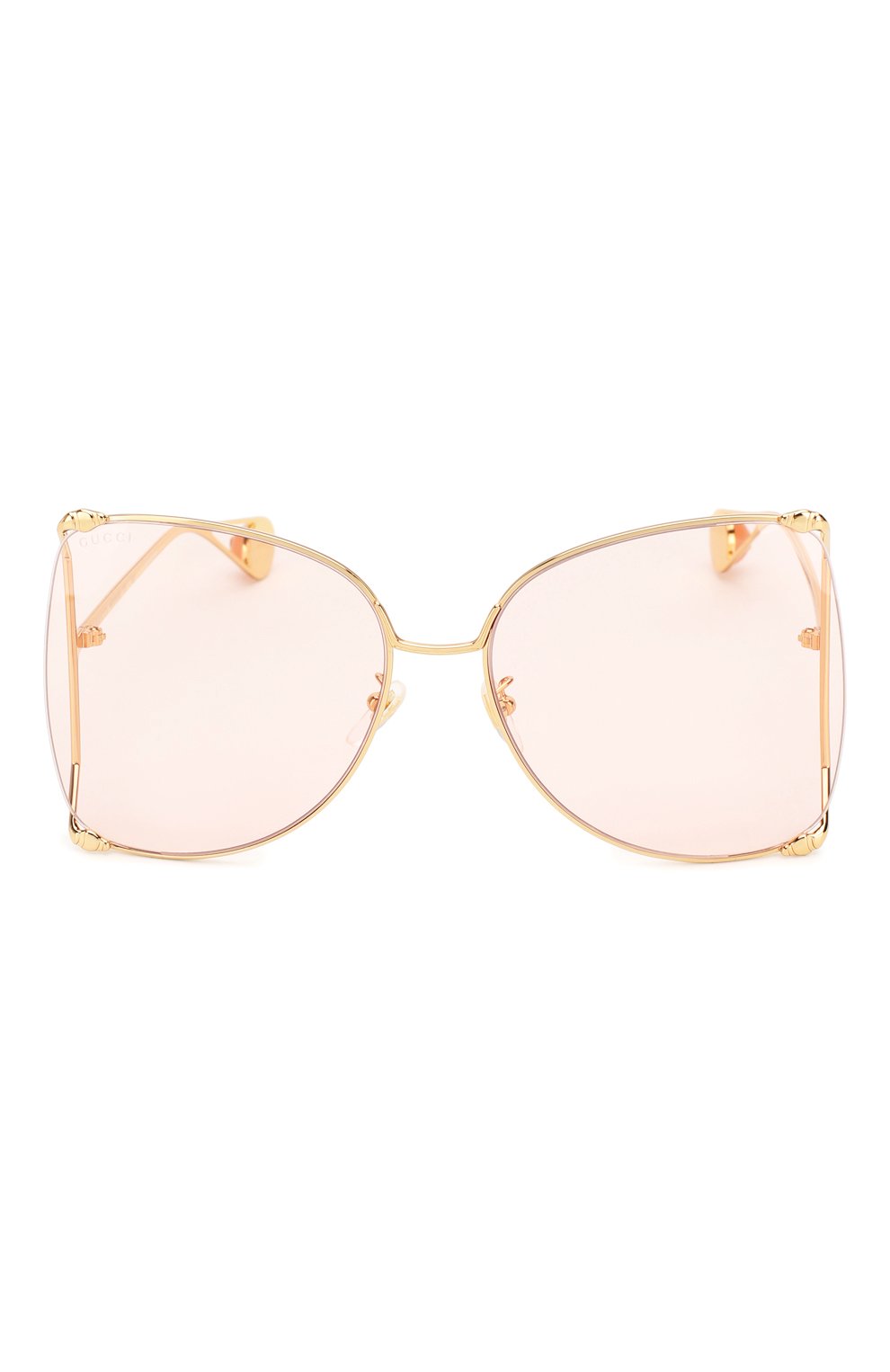 Солнцезащитные очки GUCCI розового цвета по цене 38200 руб., арт. GG0252 014, фото 3 Солнцезащитные очки GUCCI, арт. GG0252 014, фото 3