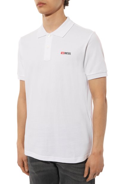 Хлопковое поло DIESEL, арт. A04087/0JMAD, фото 3