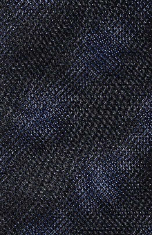 Шелковый галстук BOSS 50505146 Чёрный  50505146 Фото 4