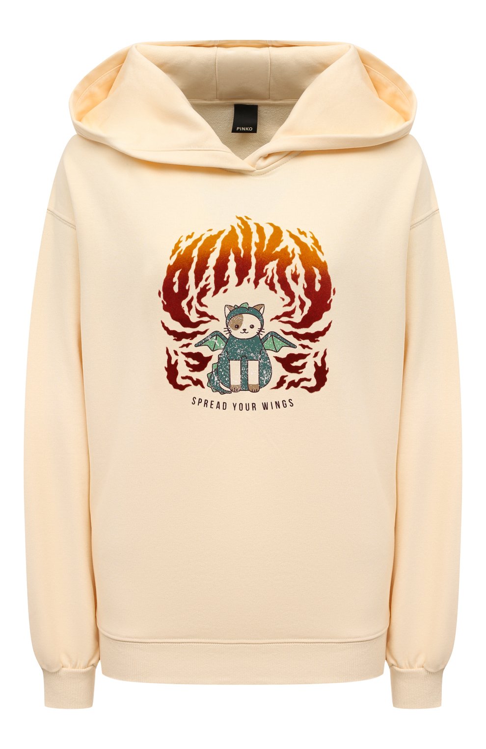 Хлопковое худи PINKO, арт. 1G185H-8314, фото 1