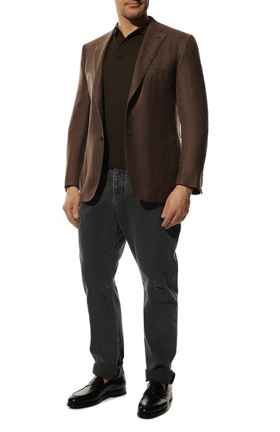 Пиджак из шерсти и шелка BRIONI, арт. RG0J0P/P1A77/BRUNIC0, фото 2