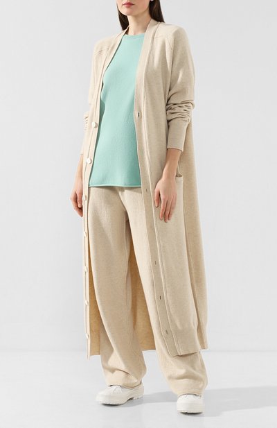 Кашемировая футболка EXTREME CASHMERE зеленого цвета по цене 29700 руб., арт. 064/TSHIRT, фото 2 Кашемировая футболка EXTREME CASHMERE, арт. 064/TSHIRT, фото 2