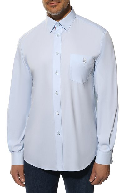 Хлопковая рубашка BURBERRY, арт. 8043061, фото 3