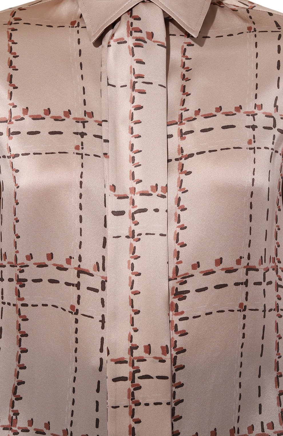 Шелковая блузка KITON, арт. D48407K0561E03, фото 5