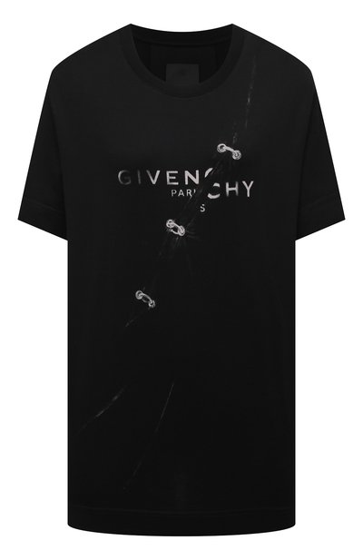 Женская хлопковая футболка GIVENCHY, арт. BW707Z3Z51