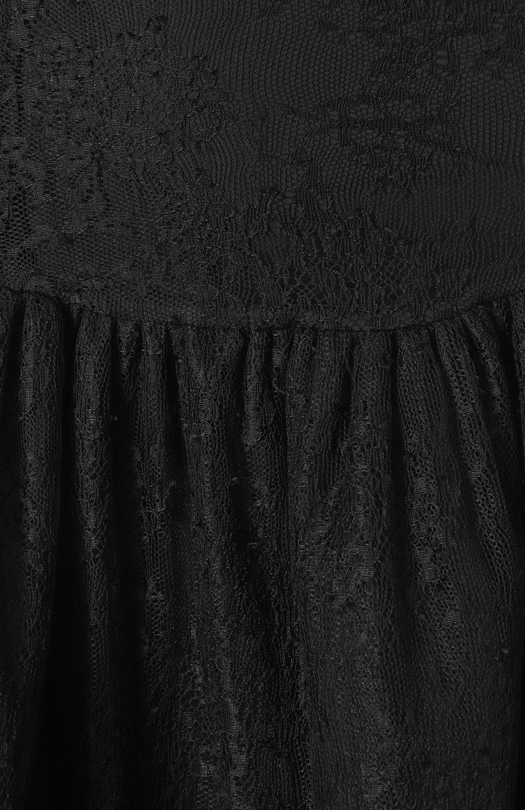 Женское платье NINA RICCI черного цвета, арт. 25PCR0042/PA0492 | Фото 6 (Длина Ж (юбки, платья, шорты): Мини; Женское Кросс-КТ: Платье-одежда; Случай: Коктейльный; Стили: Романтичный; Рукава: Без рукавов; Материал внешний: Синтетический материал)