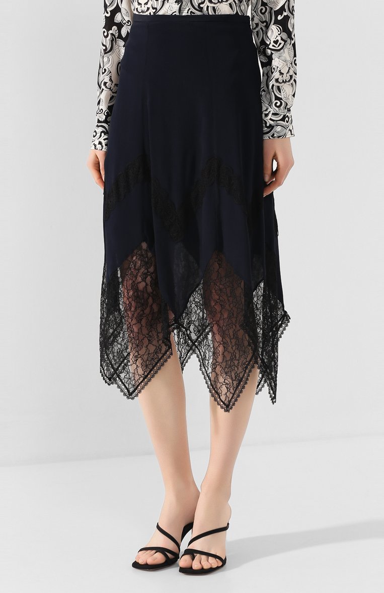 Юбка из смеси вискозы и шелка SEE BY CHLOÉ, арт. CHS20SJU03014, фото 1