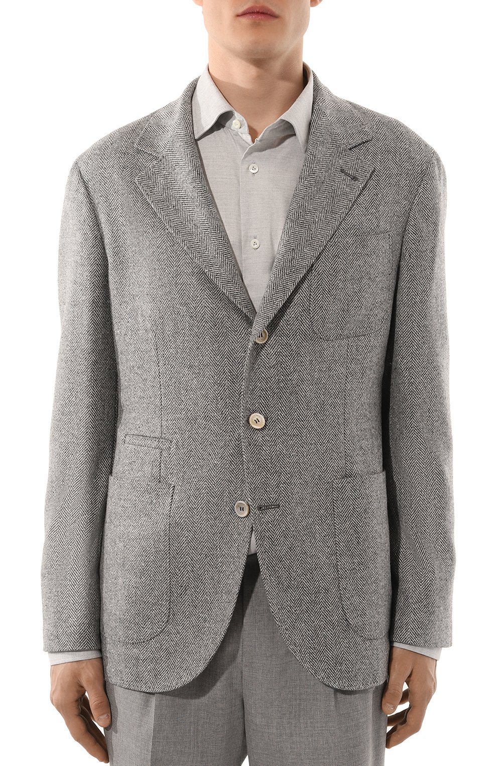 Пиджак из шерсти и шелка BRUNELLO CUCINELLI, арт. MY4527BND, фото 5