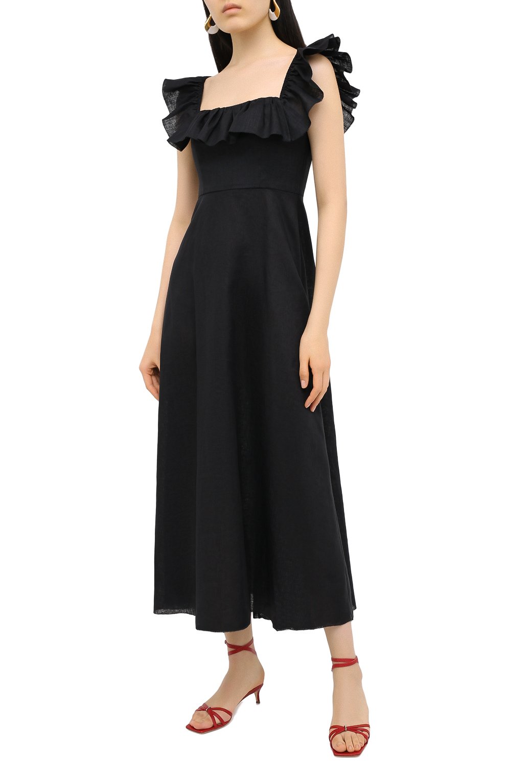 Льняное платье ZIMMERMANN, арт. 6200DFIE, фото 3