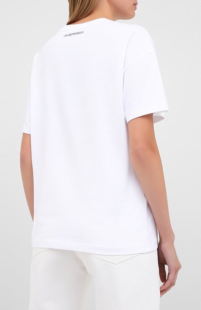 Хлопковая футболка EMPORIO ARMANI, арт. 6H2T7L/2J30Z, фото 4