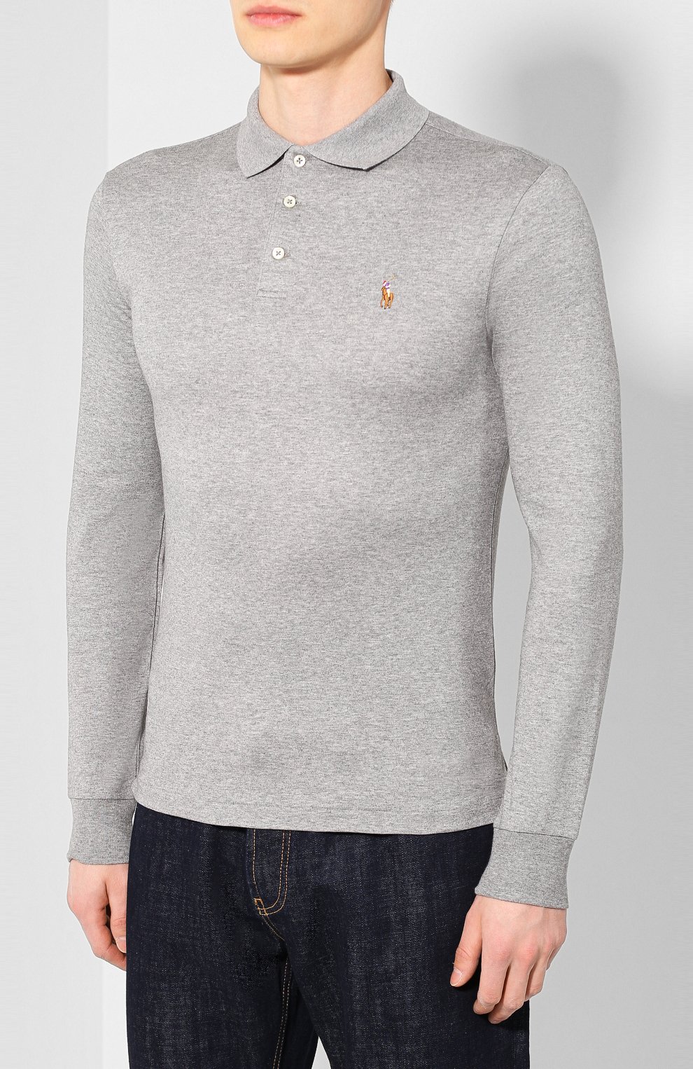 Хлопковое поло POLO RALPH LAUREN, арт. 710743841, фото 3