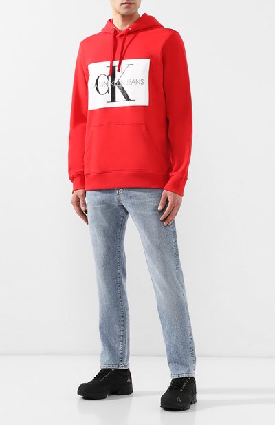 Хлопковое худи CALVIN KLEIN JEANS, арт. J30J307745, фото 2