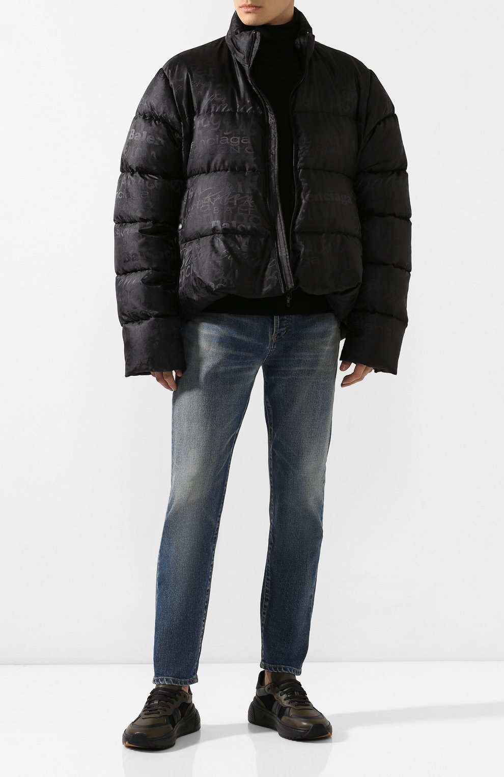 Кожаные кроссовки BOTTEGA VENETA, арт. 565646/VJE21, фото 2