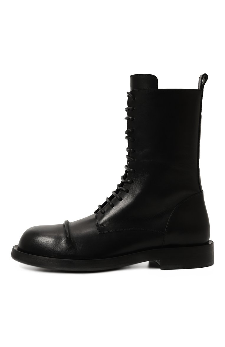 Кожаные ботинки gillian pintuck ANN DEMEULEMEESTER, арт. 2402-M-C15-LT049-099, фото 1