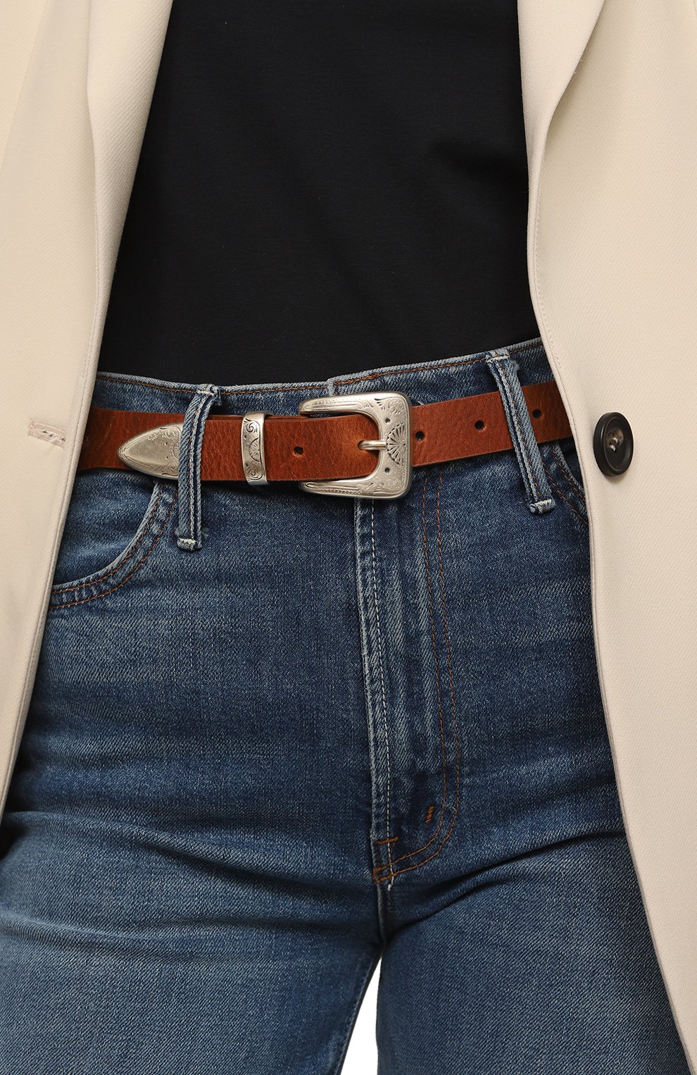 Кожаный ремень ELEVENTY, арт. G82CING08 PEL0G036, фото 2