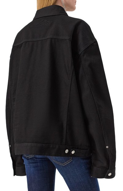 Джинсовая куртка DSQUARED2 черного цвета по цене 75700 руб., арт. S80AM0047/S30564, фото 4 Джинсовая куртка DSQUARED2, арт. S80AM0047/S30564, фото 4