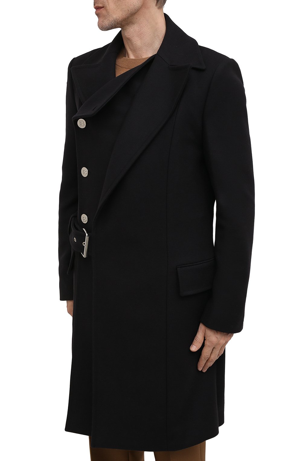 Шерстяное пальто BALMAIN, арт. WH0UC050/W115, фото 3