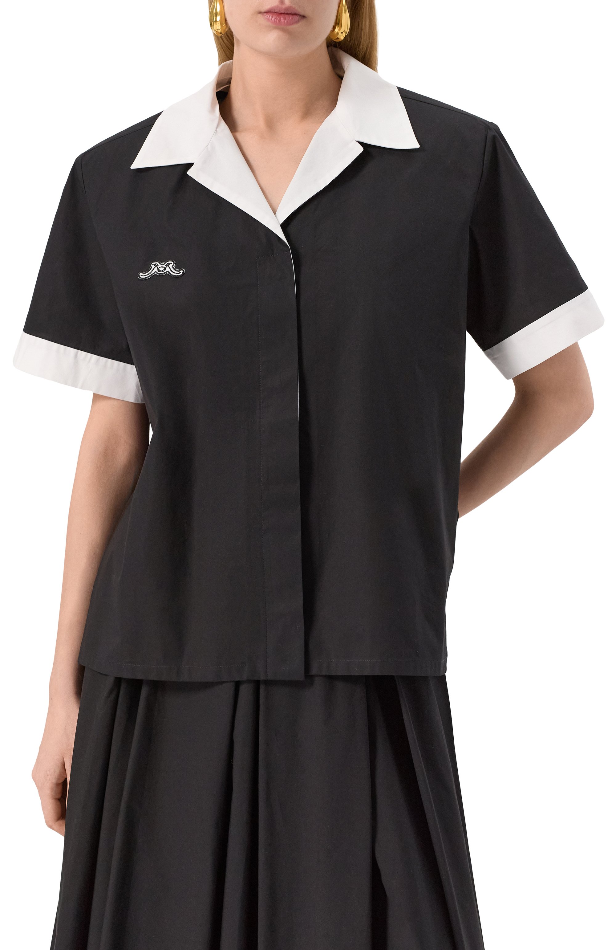 Хлопковая рубашка ROWEN ROSE, арт. T0P_RR291, фото 3