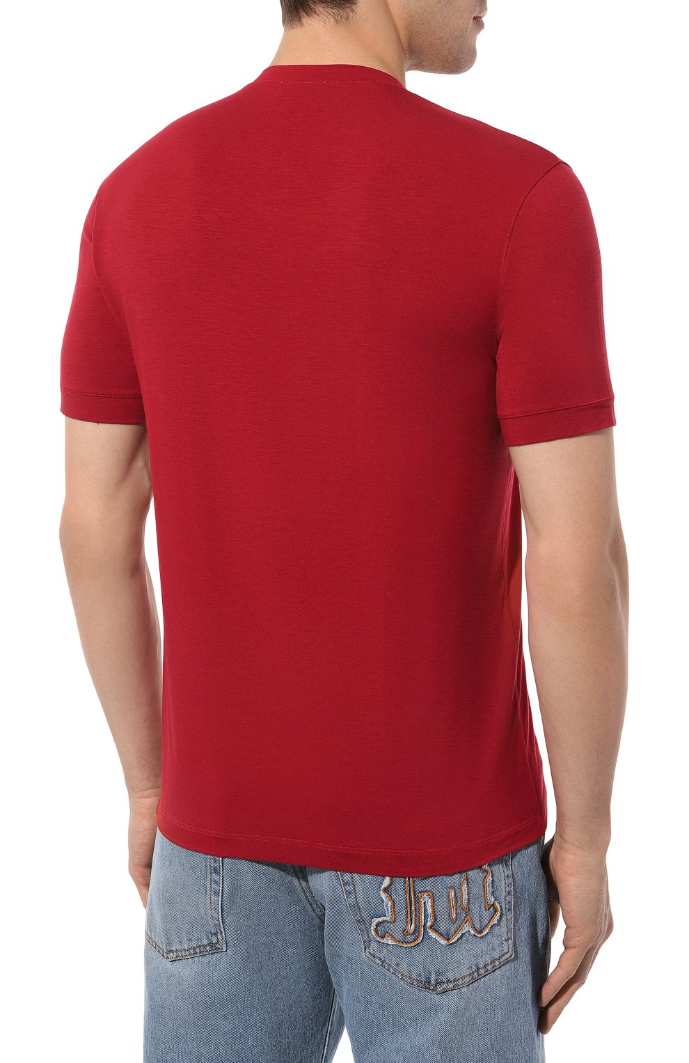 Футболка из вискозы GIORGIO ARMANI, арт. 8NST53/SJP4Z, фото 4