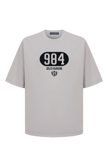 Мужская хлопковая футболка DOLCE & GABBANA, арт. G8PB8T/G7M3M