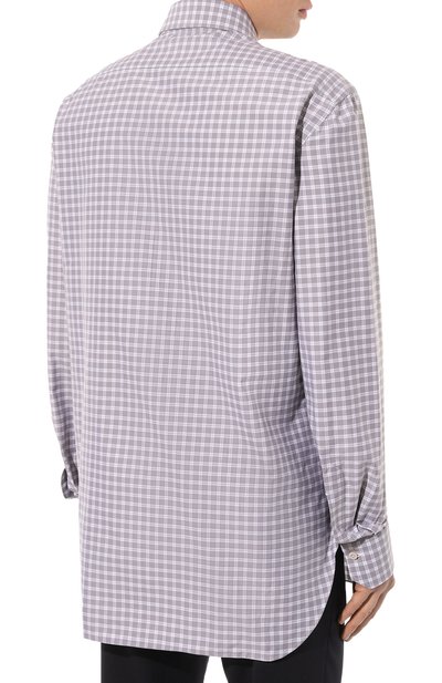 Хлопковая сорочка KITON, арт. UCIH0863711, фото 4