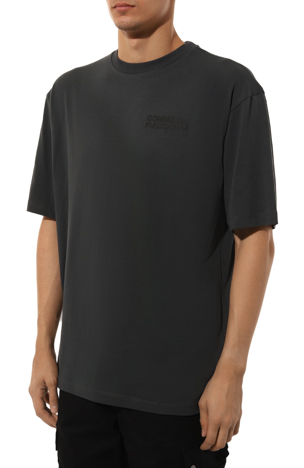 Хлопковая футболка COMME DES FUCKDOWN, арт. CFABM01317, фото 3