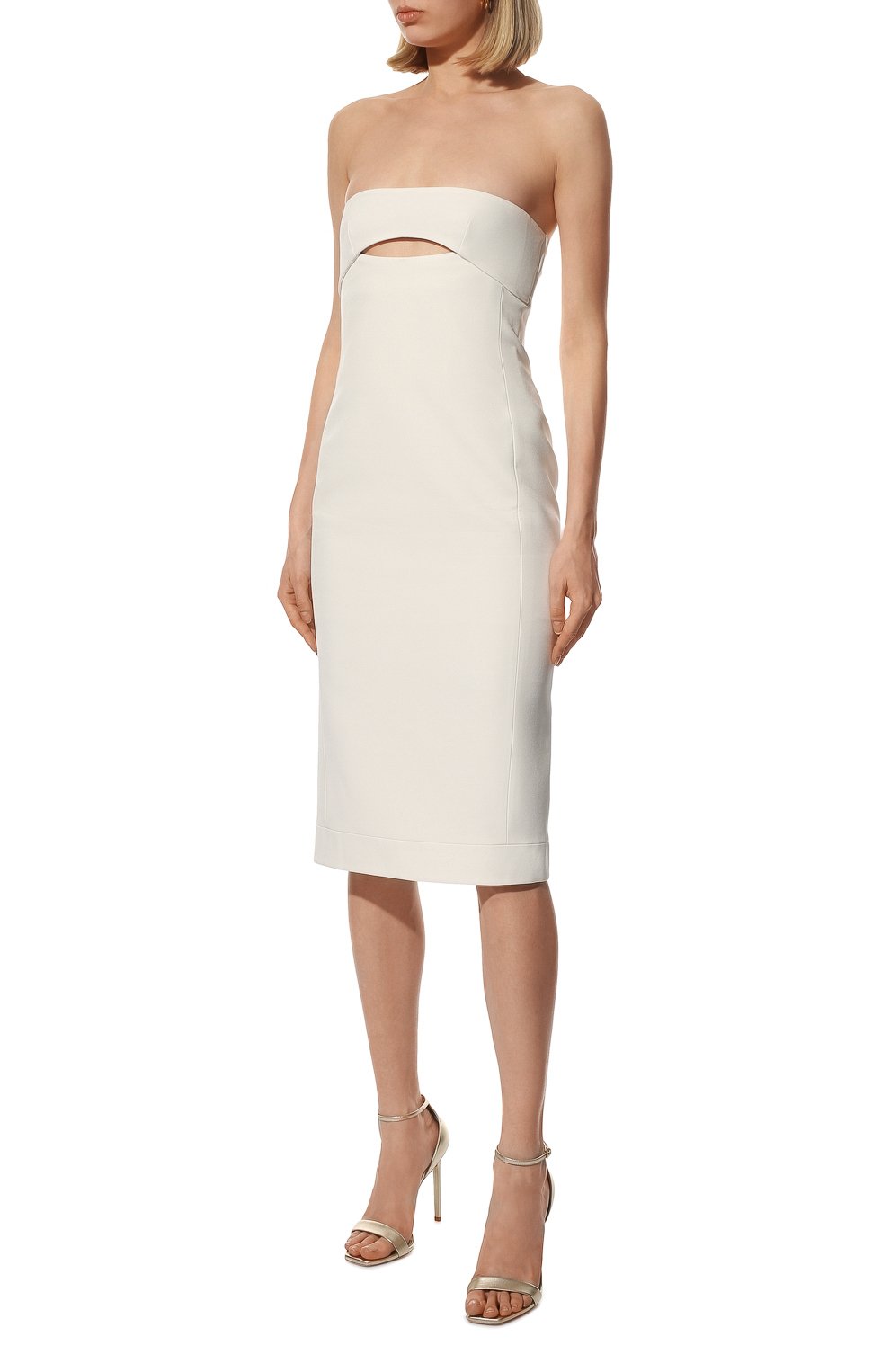 Платье из вискозы SAINT LAURENT, арт. 683227/Y3E30, фото 3