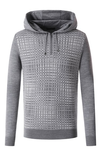 Мужской худи из шерсти и шелка ZILLI, арт. KH0001M0230VRAD00