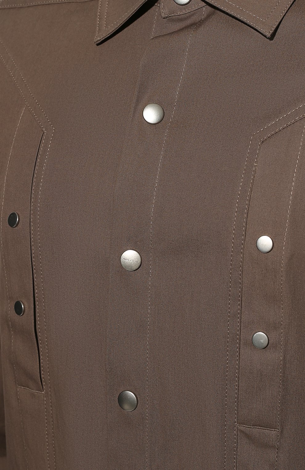 Хлопковая рубашка RICK OWENS, арт. RU01B1729/TEX, фото 5